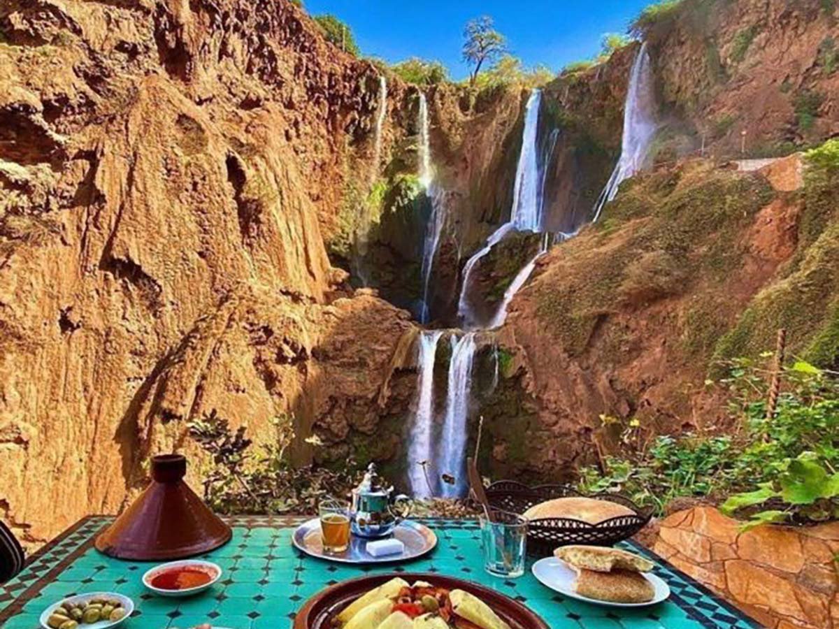 Cafe Ouzoud Waterfalls