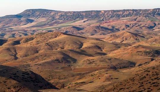 Morocco desert road