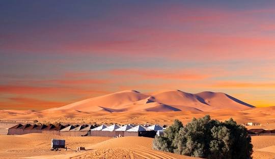 Morocco kasbah landscape